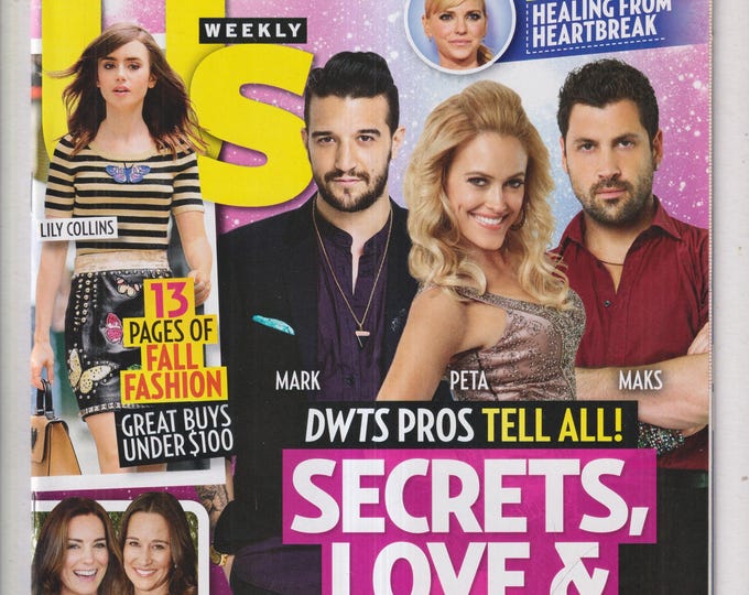 US Weekly September 11, 2017 Lily Collins, Princess Kate, Anna Faris, Dancing With the Stars Pros (Magazine: Celebrity, Gossip)