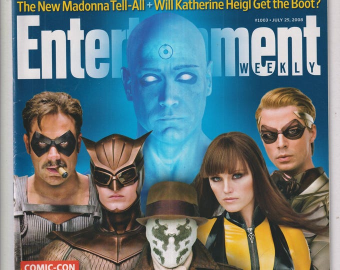 Entertainment Weekly July 25, 2008 Watchmen, Comic-Con Special, Star Trek, Terminator (Magazine: Movies, Music, Celebrities)