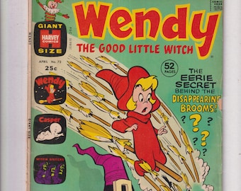 Wendy The Good Little Witch Comic: Harvey #72, Bronze Age (1972 Giant Size Issue)