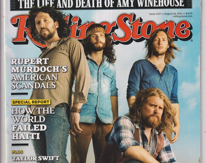 Rolling Stone August 18, 2011 The Sheepdogs; Amy Winehouse  (Magazine: Music, Commentary)