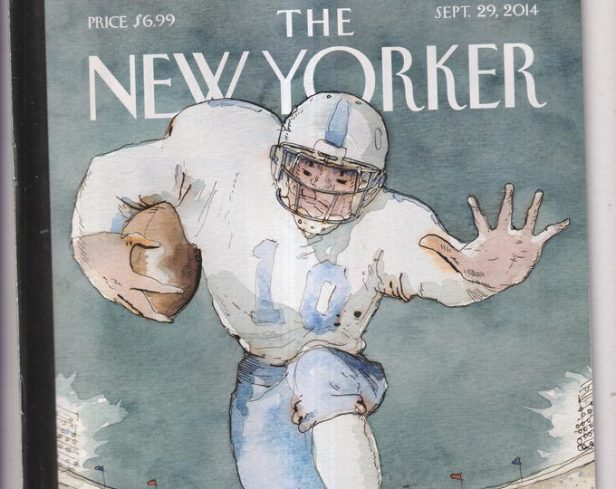 The New Yorker September 29, 2014 Illegal Procedure Cover, Bard College, California Drought, Rosendale (Magazine: General Interest)