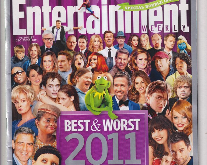 Entertainment Weekly December 23-30, 2011 Best and Worst of 2011 (Magazine: Movies, TV, Celebrities)