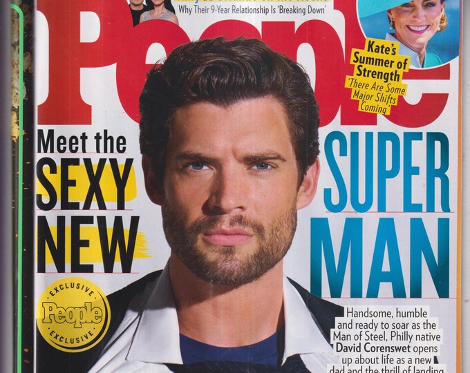 People June 30, 2025 David Corenswet Sexy New Superman, Princess Kate, Katy Perry, Orlando Bloom (Magazine: Celebrity)
