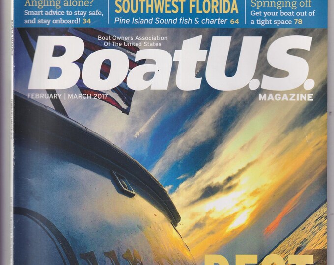 BoatUS February March 2017 Best Boating Photos of 2017, Angling Alone?, Southwest Florida,  (Magazine: Boating, Outdoor Recreation)