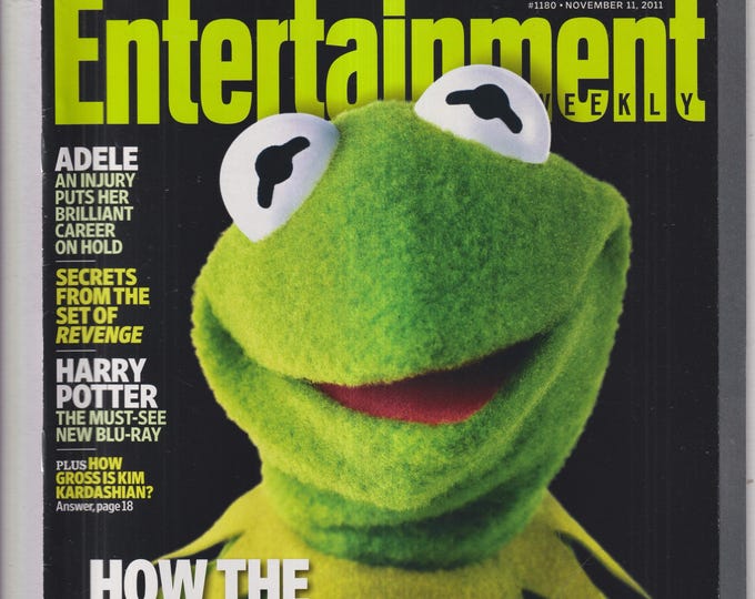 Entertainment Weekly November 11, 2011 How The Muppets Were Saved, Adele, Revenge, Harry Potter  (Magazine: Movies, TV, Celebrities)