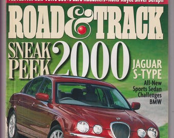Road & Track Magazine December 1998 Sneak Peek 2000 Jaguar S-Type,  Maserati 3200 GT