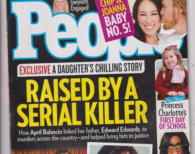People January 22, 2018 April Balascio, Edward Edwards, Princess Charlotte, Chip & Joanna, Gwyneth Paltrow (Magazine: Celebrity, True Crime)