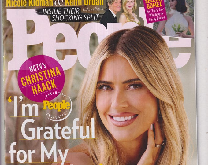 People October 13, 2025 Christina Haack, Nicole Kidman, Keith Urban, Selena Gomez (Magazine: Celebrity)