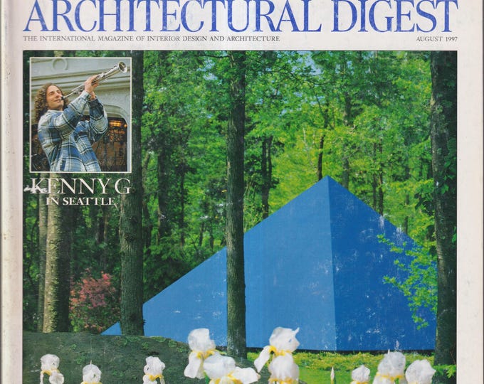 Architectural Digest August 1997 Kenny G In Settle, San Francisco Skyline, An Artist's Retreat, (Magazine: Interior Design, Architecture)