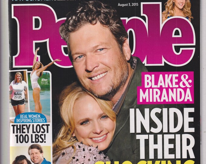People August 3, 2015 Blake Shelton, Miranda Lambert, The Duggars, Amy Schumer, Inspiring Women  (Magazine: Celebrity, Gossip, True Crime)