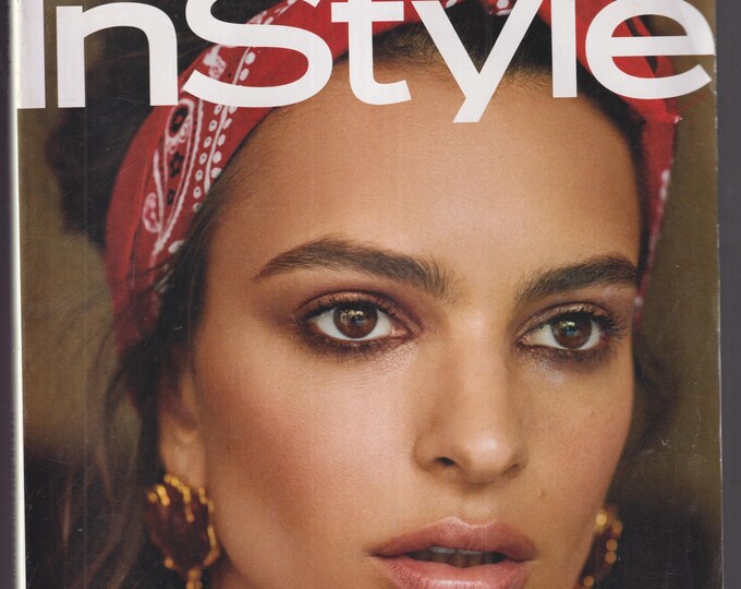 InStyle March 2017 Emily Ratajkowski Spring Fashion Issue (Magazine: Fashion, Lifestyle)