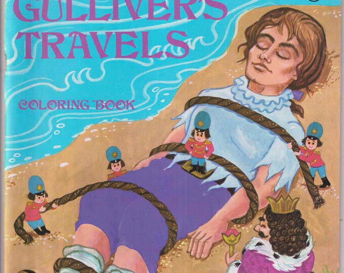 Gulliver's Travels Coloring Book #29088 (Softcover: Children's Coloring)  1960s