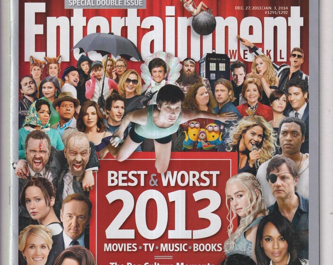 Entertainment Weekly December 27, 2013 Best and Worst of 2013,  Roger Ebert, Paul Walker, Cory Monteith (Magazine: Movies, TV)
