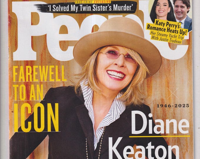 People October 27, 2025 Diane Keaton, Katy Perry, Justin Trudeau (Magazine: Celebrity)