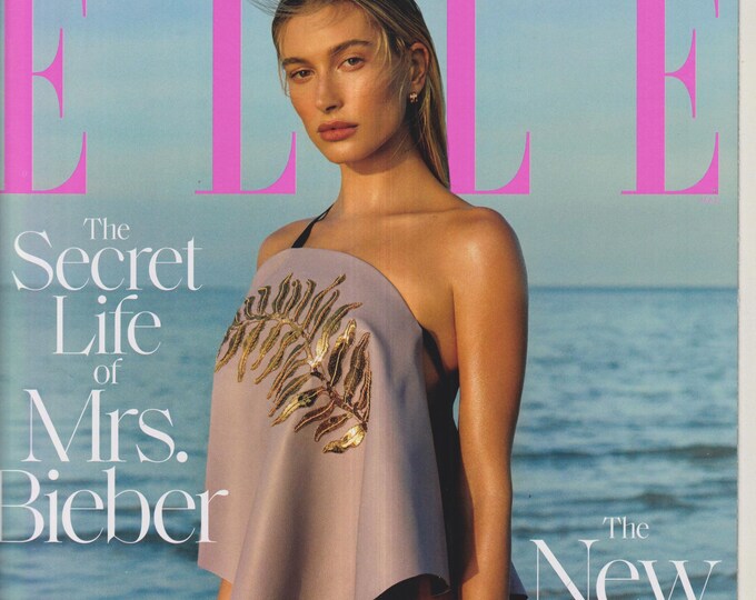 Elle March 2020 Hailey Bieber - The Secret Life of Mrs. Bieber (Magazine: Fashion, Lifestyle)