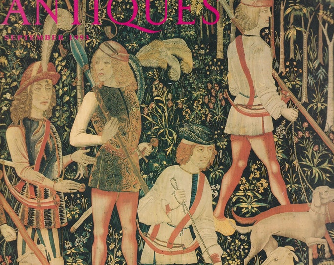 The Magazine Antiques September 1993 Tiffany's Opals, Tapestries, Canaletto, French Furniture Bayou Bend (Magazine: Antiques)