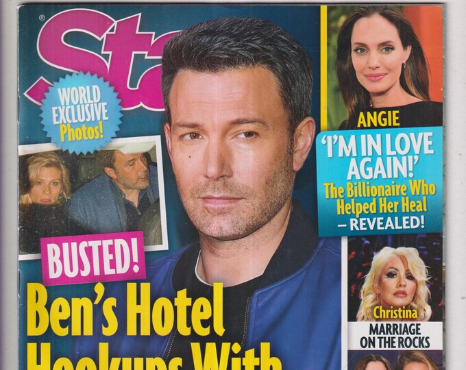 Star July 24, 2017 Ben Affleck, Angelina Jolie, Christina Aguilera, Drew Barrymore, Cameron Diaz (Magazine: Celebrity, Gossip)