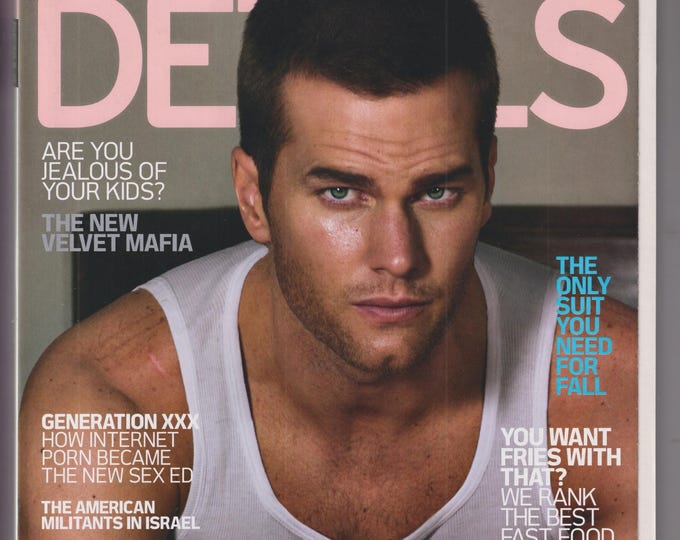 Details September 2009 Tom Brady on Fatherhood, Football, and Marriage  (Magazine: Men's, General Interest)