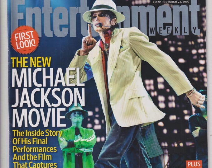 Entertainment Weekly October 23, 2009 The New Michael Jackson Movie, Paranormal Activity, NCIS  (Magazine: Music, Film, TV, Celebrities)