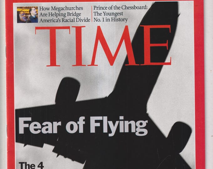 Time January 11, 2010 Fear of Flying, Flight 253, Megachurches, Angela Merkel, Magnus Carlsen (Magazine: Current Events, Politics, News)