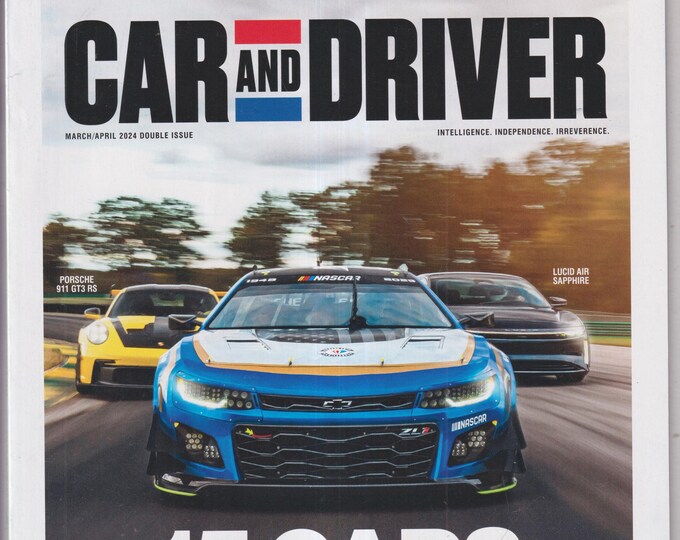 Car and Driver March April 2024 15 Cars Against the Clock  (Magazine: Automotive, Cars)