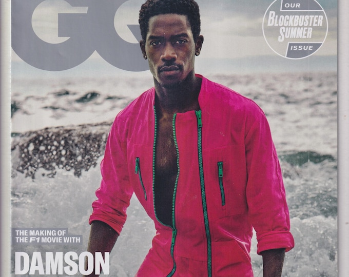 GQ Summer 2025 Damson Idris, Brad Pitt, Lewis Hamilton Our Blockbuster Summer Issue (Magazine: Men's, Lifestyle)