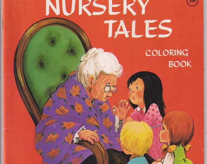 Nursery Tales Coloring Book # 29097 (Softcover: Children's Coloring)  1960s