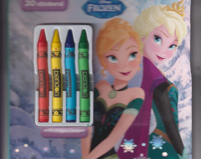 Disney Frozen Snowflakes and Sparkles (With Crayons & Stickers)  (Softcover: Children's Activity Book) 2018