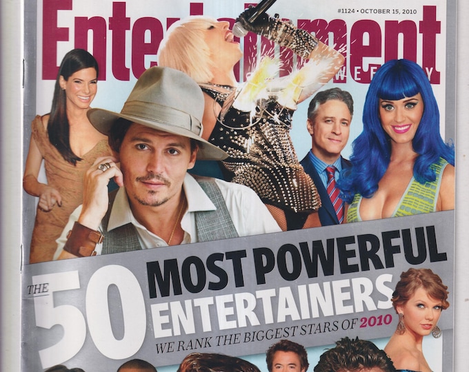 Entertainment Weekly October 15, 2010 50 Most Powerful Entertainers (Magazine: Movies, TV, Celebrities)