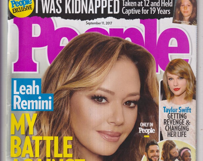 People September 11, 2017  Leah Remini, Taylor Swift, Thomas Rhett, Rosalynn McGinnis (Magazine: Celebrity, General Interest)