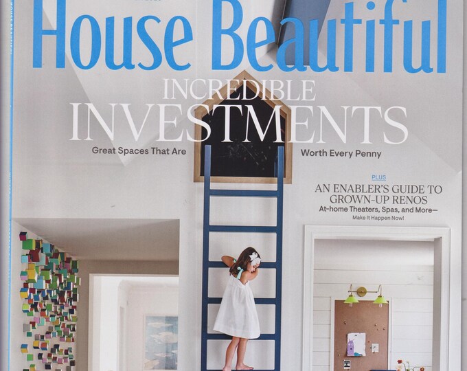 House Beautiful Winter 2025 Incredible Investment (Magazine: Home Decor)