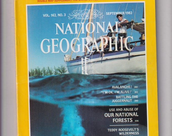 National Geographic Magazine September 1982: National Forest, Bahamas