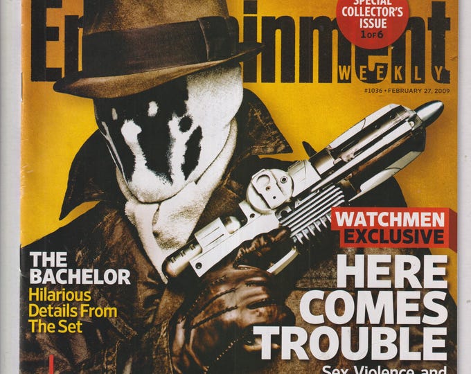 Entertainment Weekly February 27, 2009 Collector's Issue 1 Rorschach Watchmen Exclusive, Jackie Earle Haley (Magazine: Movie, Celebrity)