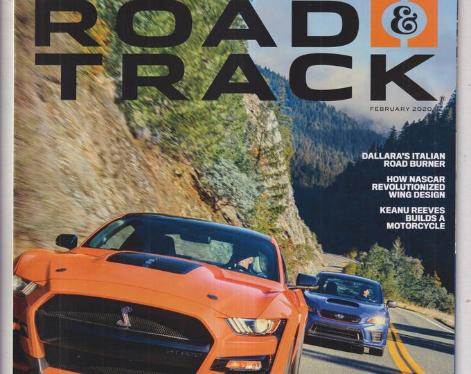 Road & Track February 2020 Shelby vs. Subaru (Magazine: Cars, Automotive)