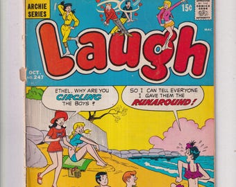 Archie #247 Laugh October 1971  (Comic: Humor, Teenagers, Bronze Age Comic)