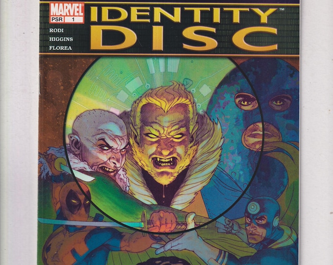 Identity Disc #1 August 2004 Marvel  (Comic: Action, Superheroes)