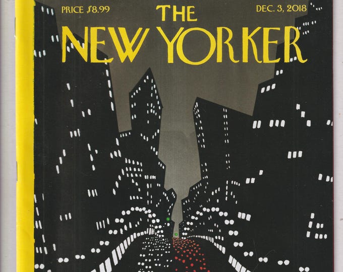 The New Yorker December 3, 2018 New York Lights Up,  New York Stories, Frank McCourt, James Baldwin, John Updike (Magazine: General Interest