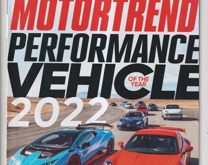 MotorTrend April 2022 Performance Vehicle of the Year  (Magazine: Automotive, Cars)