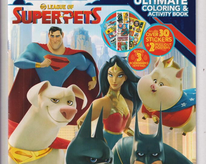 DC League of Superpets Ultimate Coloring & Activity Book includes Stickers, Posters, and Bookmarks  (Children's Activity Book, Ages 4+) 2022