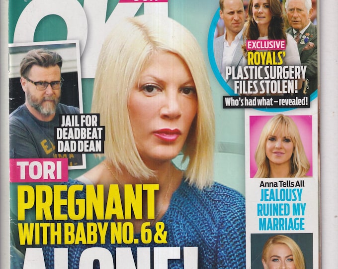 OK! USA November 13, 2017 Tori Spelling, The Royals, Anna Faris, Juliann Hough (Magazine: Celebrity)