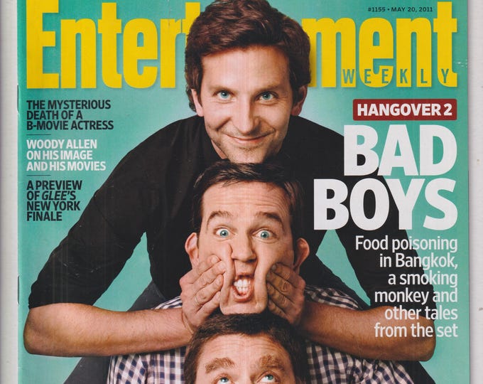 Entertainment Weekly May 20, 2011 Bradley Cooper, Ed Helms, Zach Galifianakis, Hangover  (Magazine: Movies, TV, Celebrities)