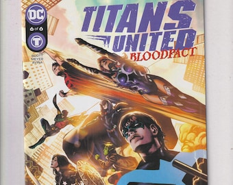 Titans United Bloodpact # 6 DC Comics April 2023 (Comic: Superheroes, Action)