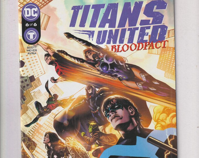 Titans United Bloodpact # 6 DC Comics April 2023 (Comic: Superheroes, Action)