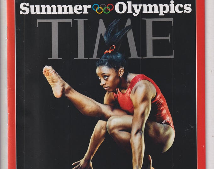 Time August 8, 2016 Simone Biles The Game Changers Summer Olympics (Magazine: News, Politics,  Current Events)