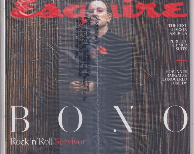 Esquire Summer 2025 Bono Rock 'n' Roll Survivor, Nat Bargatze, Summer Suits, Bars (Magazine: Men's, Lifestyle)