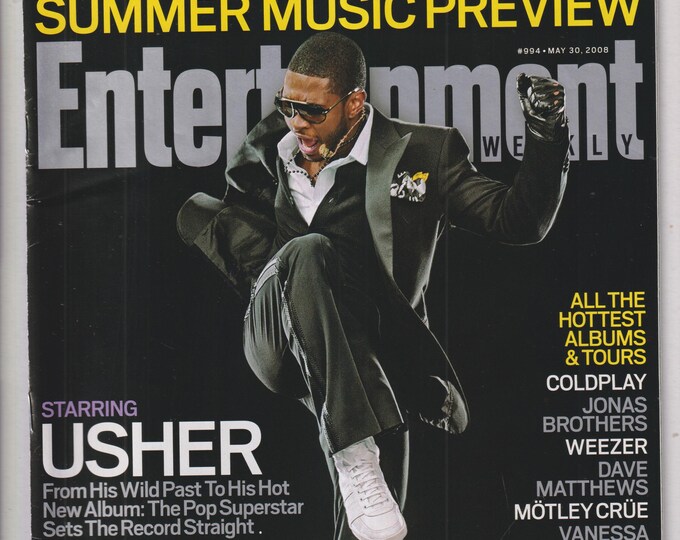 Entertainment Weekly May 30, 2008 Usher, Indiana Jones, Viggo Mortensen, Hottest Albums & Tours  (Magazine: Movies, Music, Celebrities)