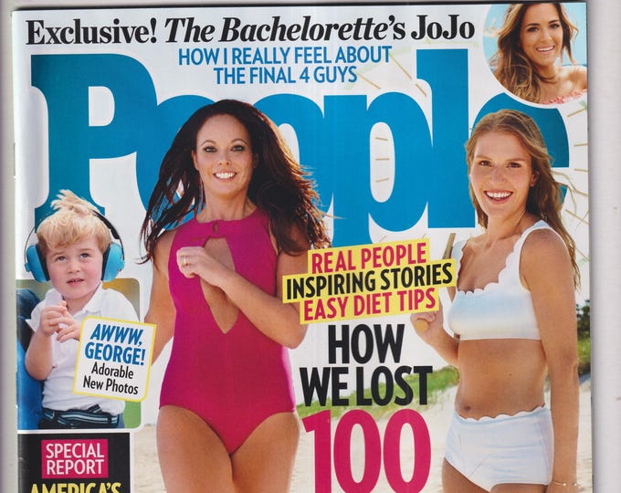 People July 25, 2016 How We Lost 100 Lbs., Prince George, America's Agony, Bachelorette's JoJo   (Magazine: Celebrity, Gossip)