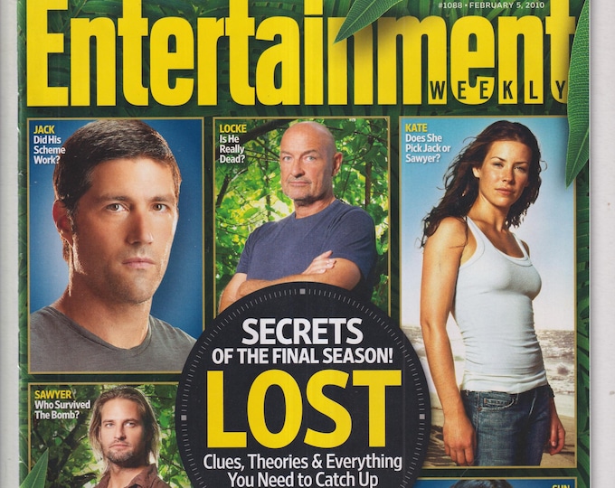 Entertainment Weekly February 5, 2010 Secrets of the Final Season of Lost (Magazine: Music, Film, TV, Celebrities)