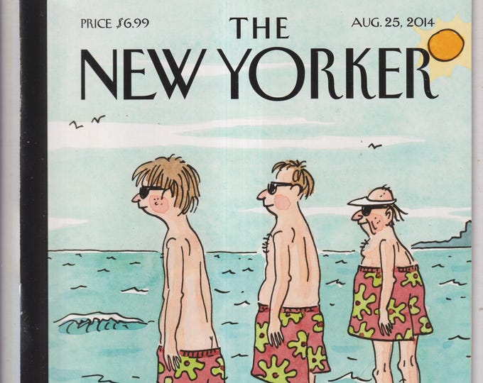 The New Yorker August 11 & 18, 2014 Trunk Show Cover, Money Politics and the Constitution, Triggers, GMOs (Magazine: General Interest)