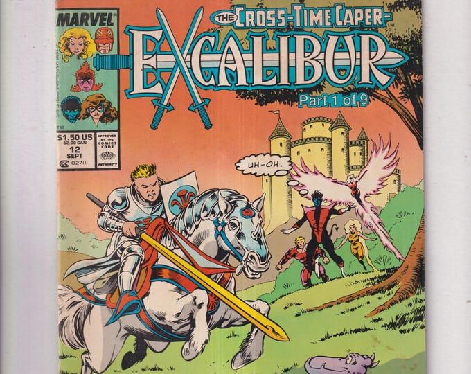Excalibur #12 September 1989 The Cross Time Caper (Comic: Marvel, Action, Adventure, Copper Age)